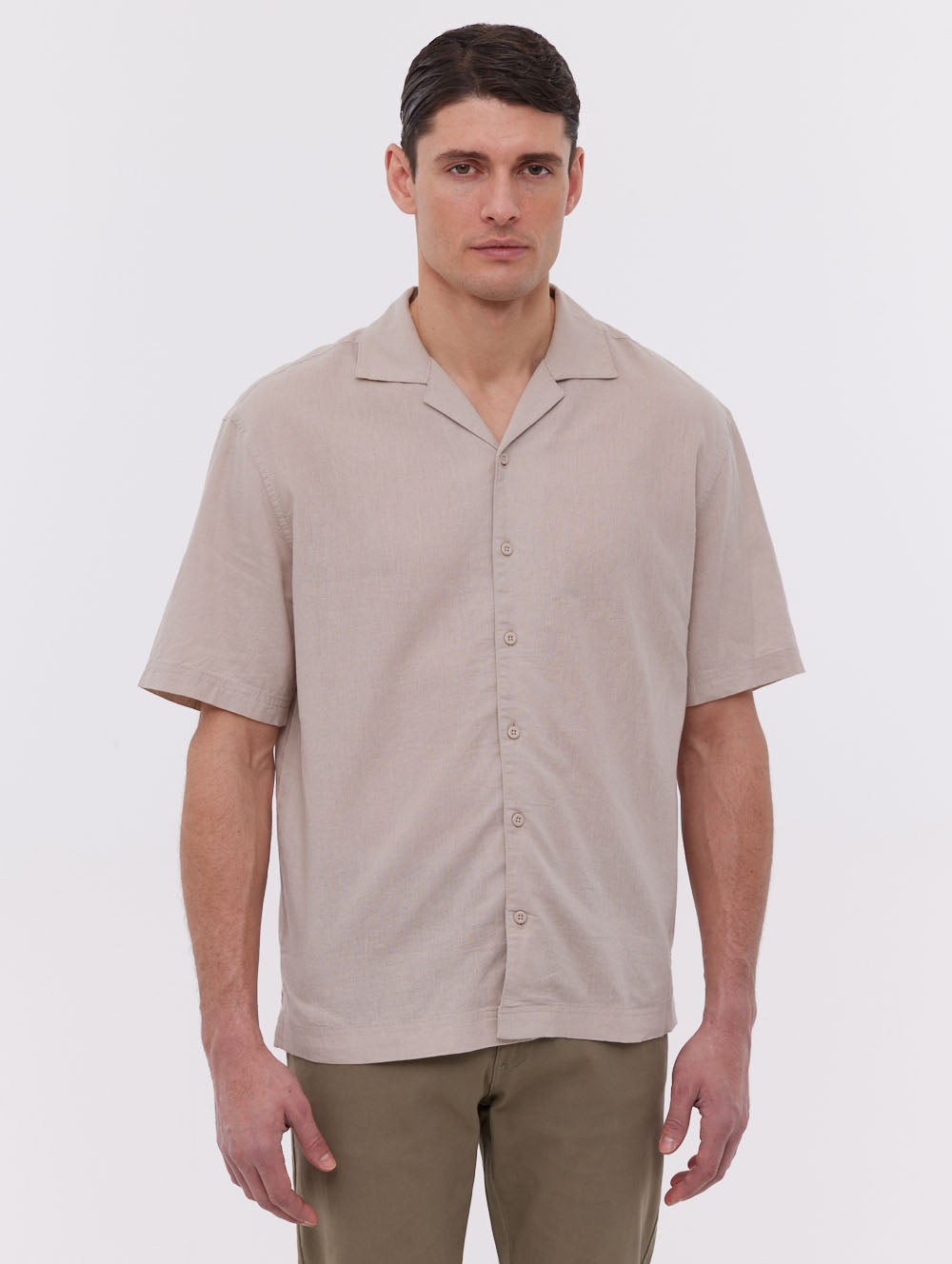 short sleeve dress shirts canada Short Sleeve Snap Button Casual Shirt