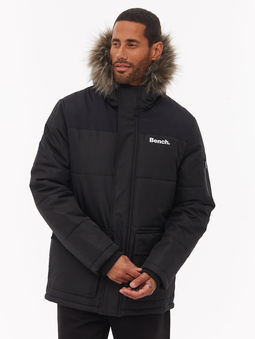 Tillor Black BK001 Outerwear Parkas Shot 1