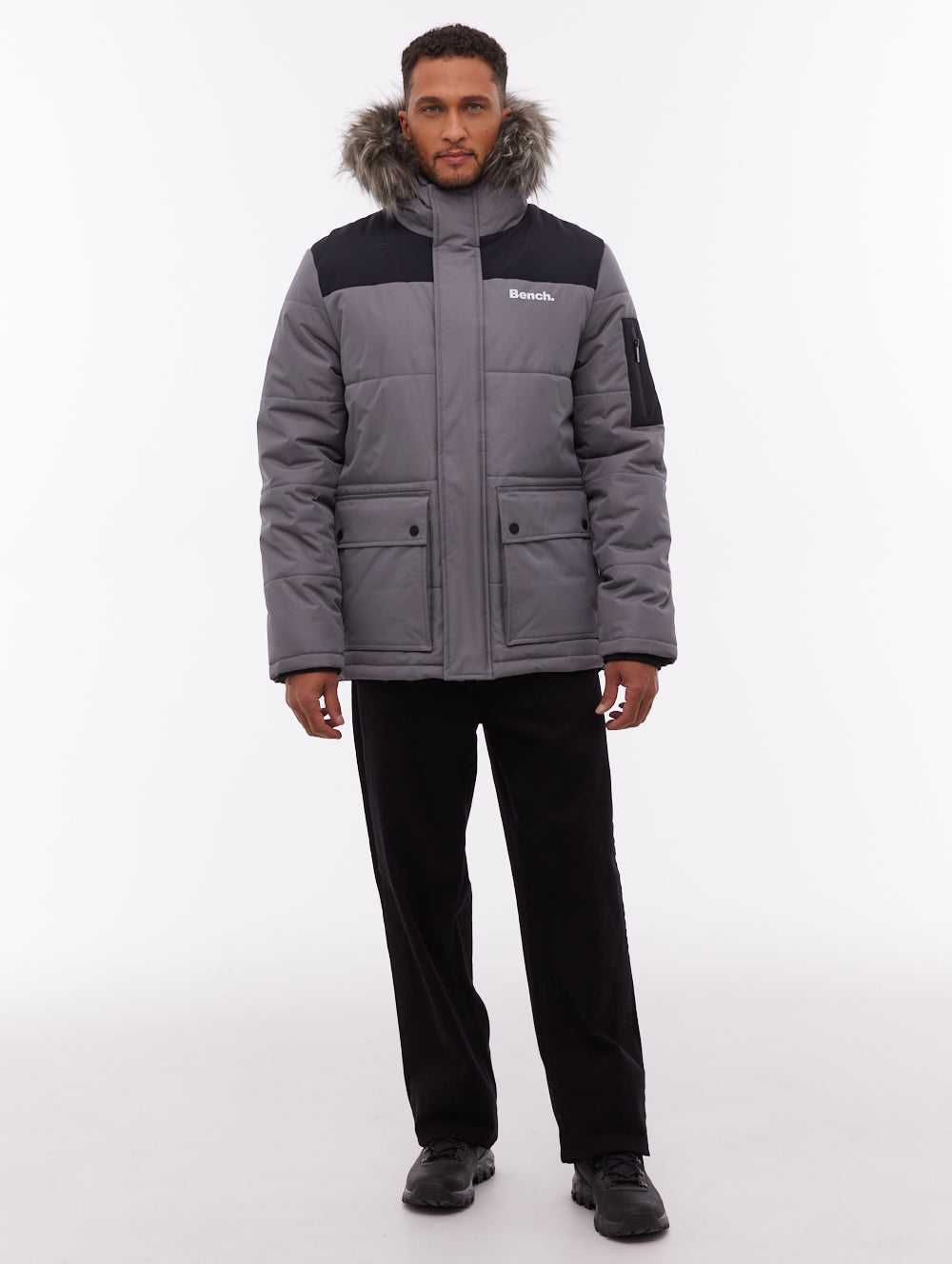 Tillor Grey GY01 Outerwear Parkas Shot 1