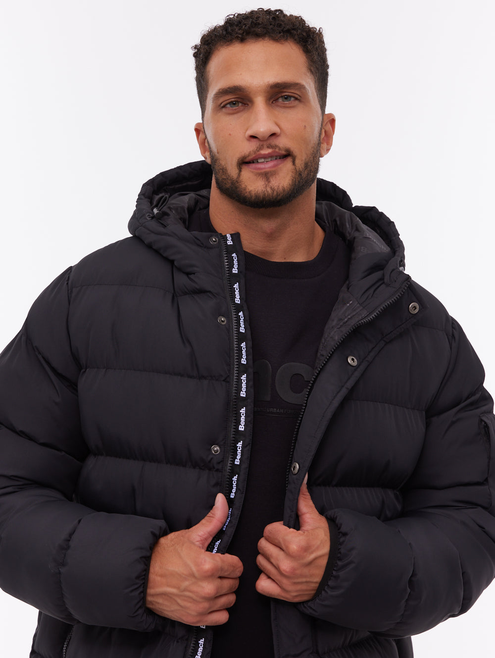 Texani Black BK001 Outerwear Jackets Long Shot 2