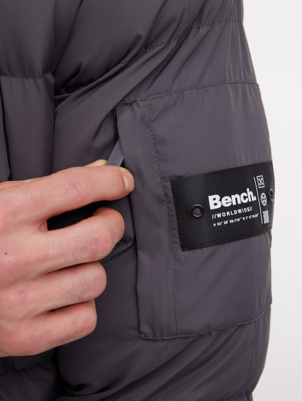 Texani Grey GY028 Outerwear Jackets Long Shot 5