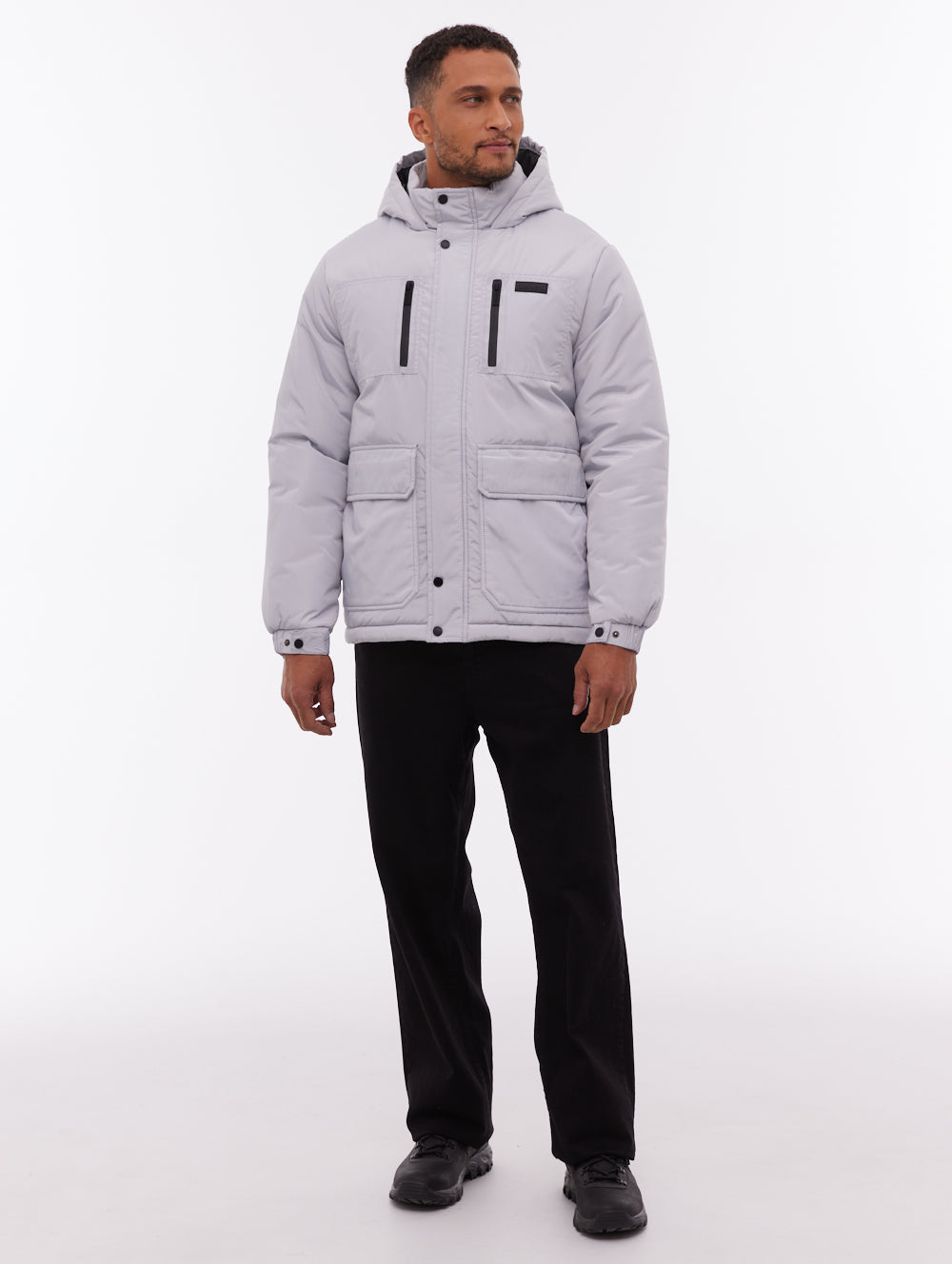 Loderi Grey GY042 Outerwear Jackets Shot 1