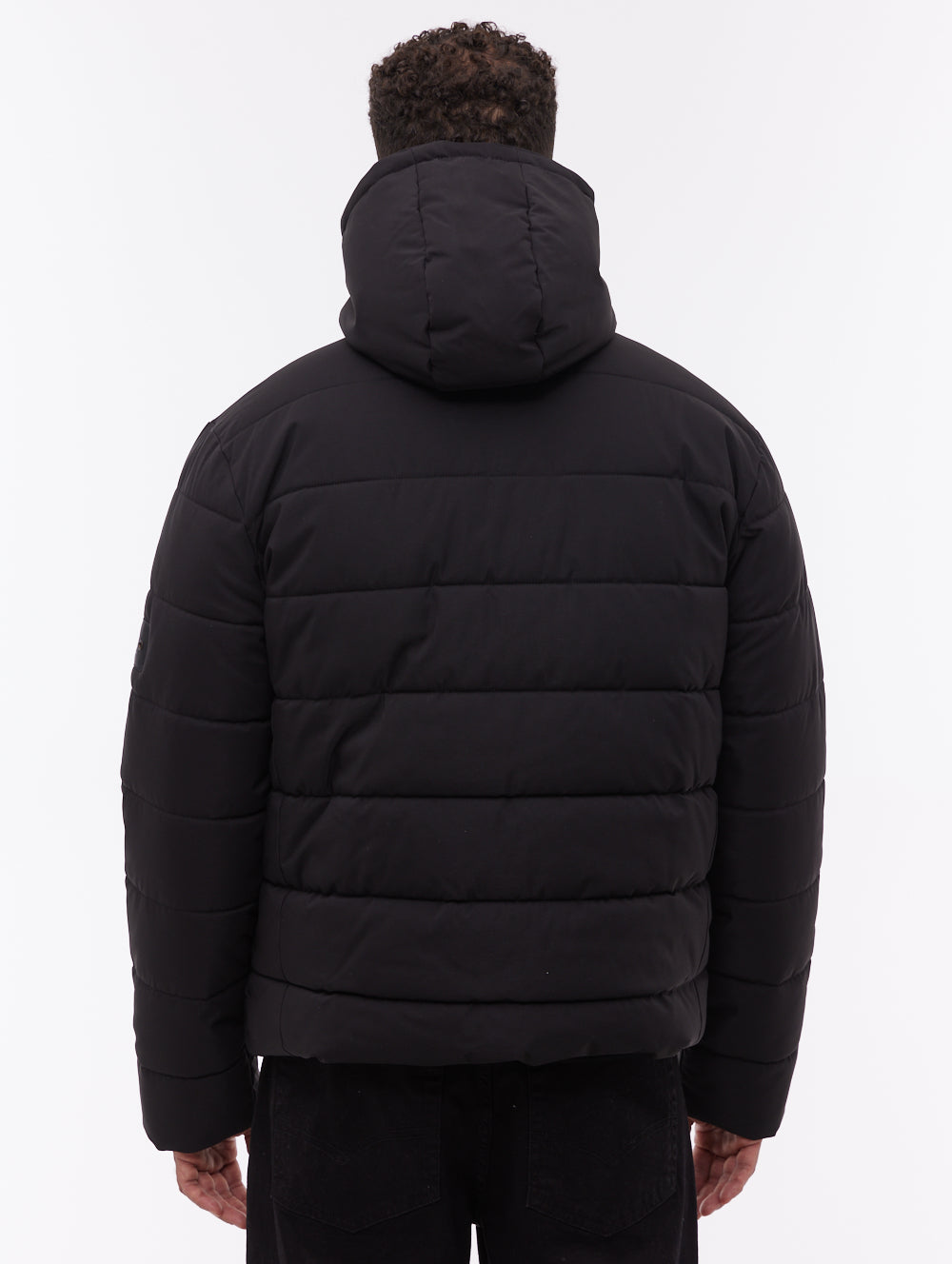 Voroni veste matelassée à capuchon - Noir