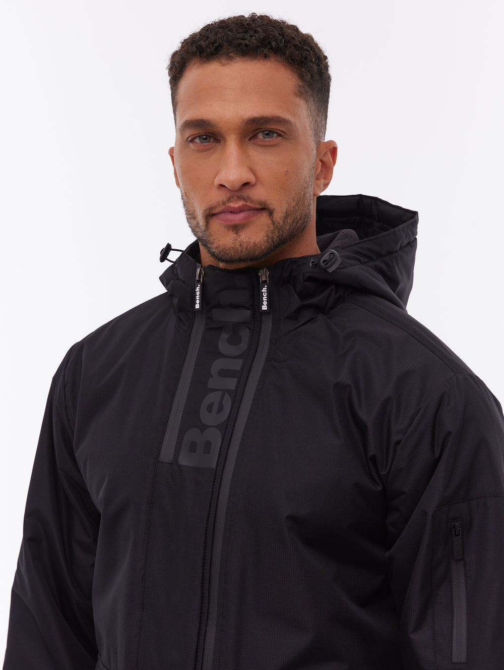 Valana parka à capuchon - Noir