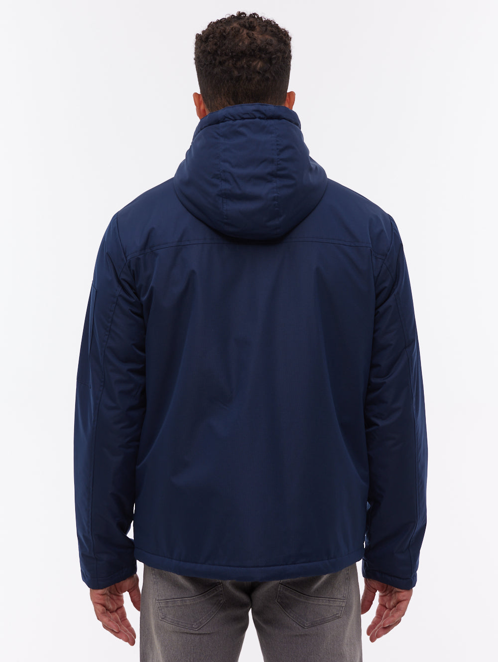 Valana parka à capuchon - Bleu