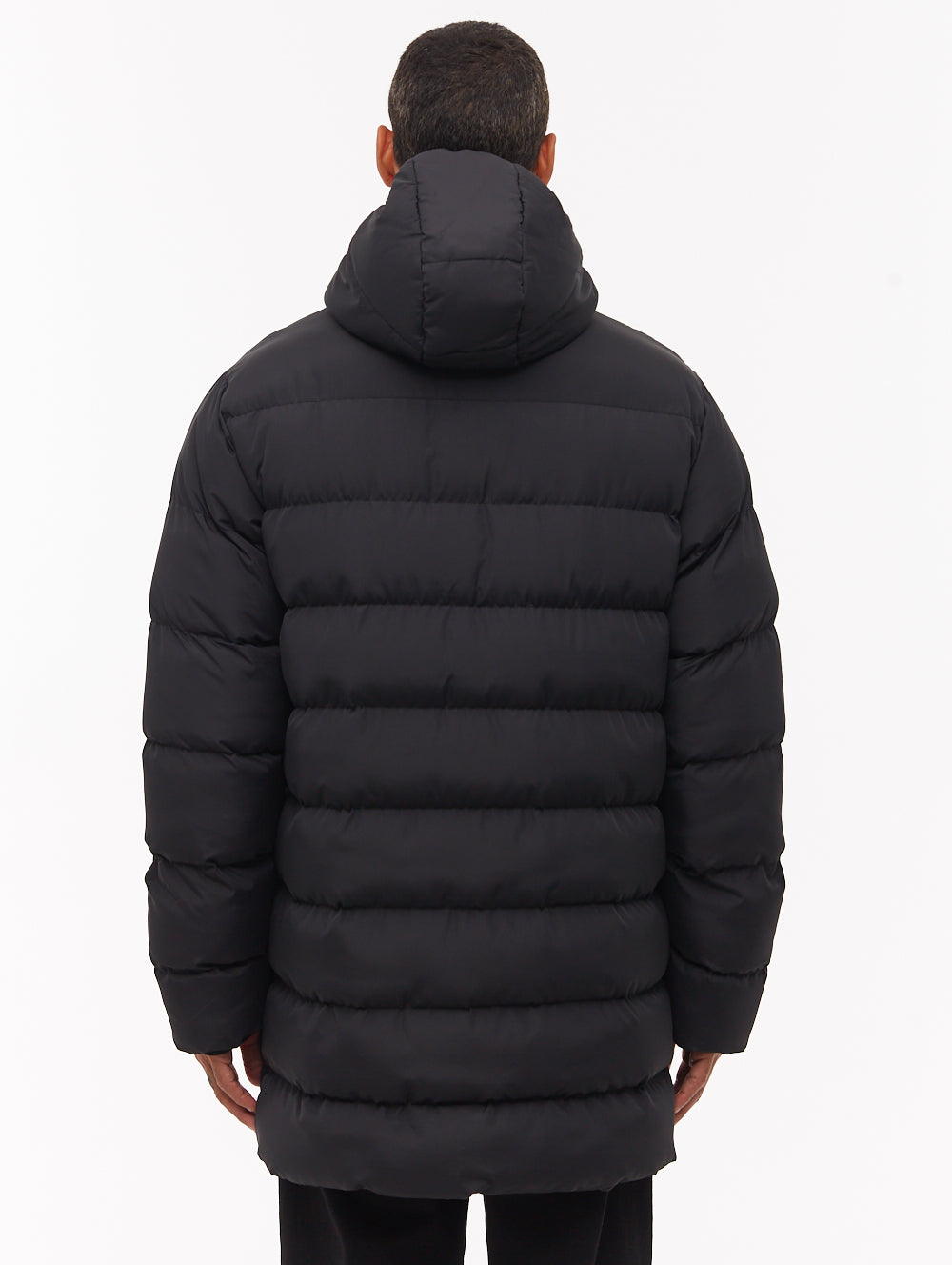 Arviss Hooded Puffer Jacket - Black