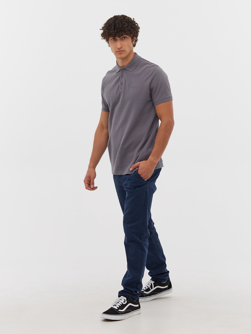 Kazer Rubberized Emblem Polo Shirt - BN2M126410