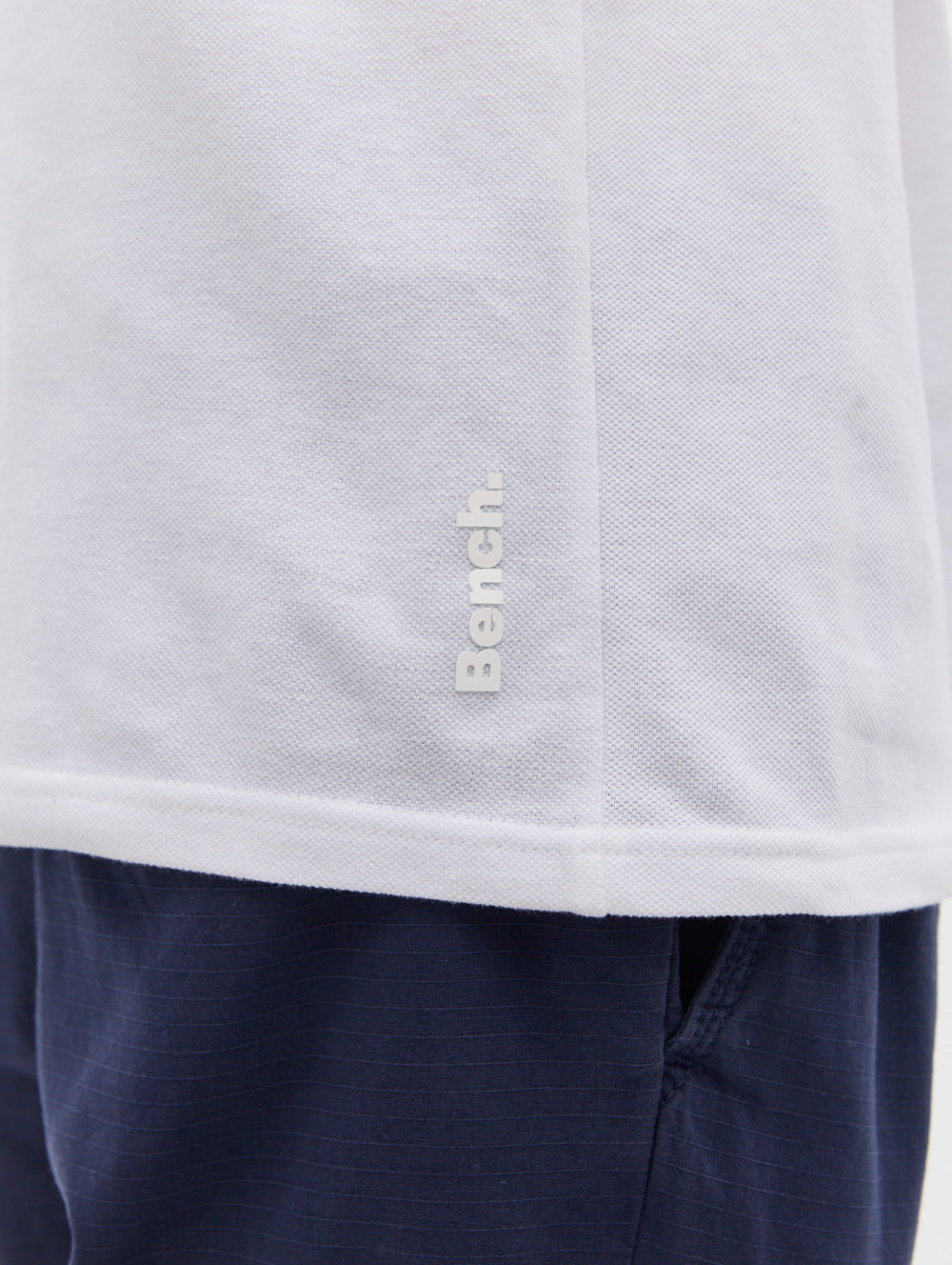 Rezkal Zippered Polo Shirt with Rubber Patch - BN2M126411