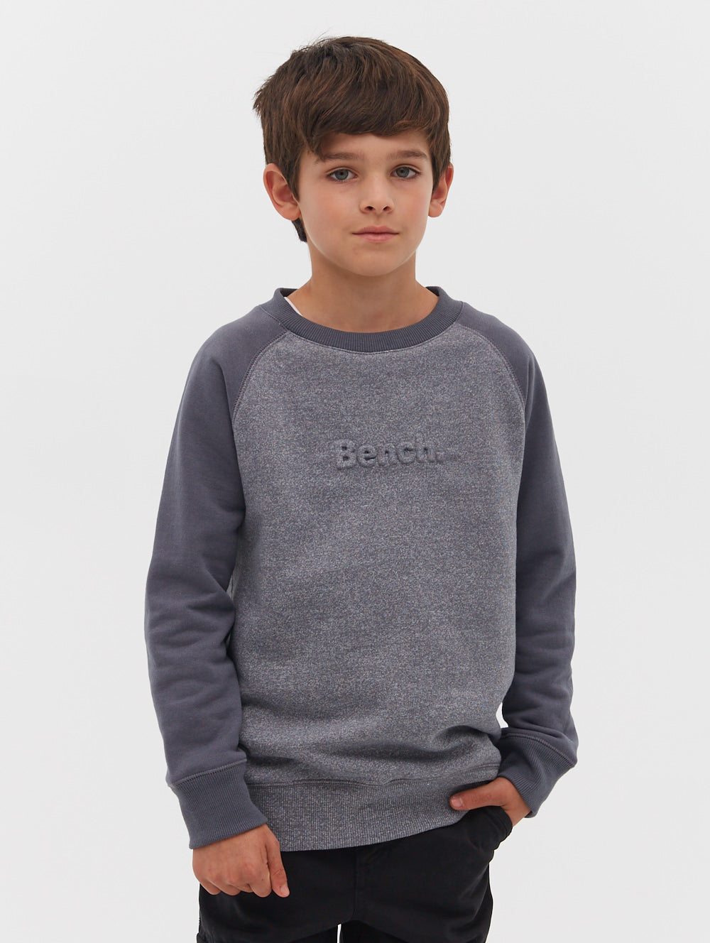 Trav Raglan Crew Neck Sweatshirt - BN3E124902