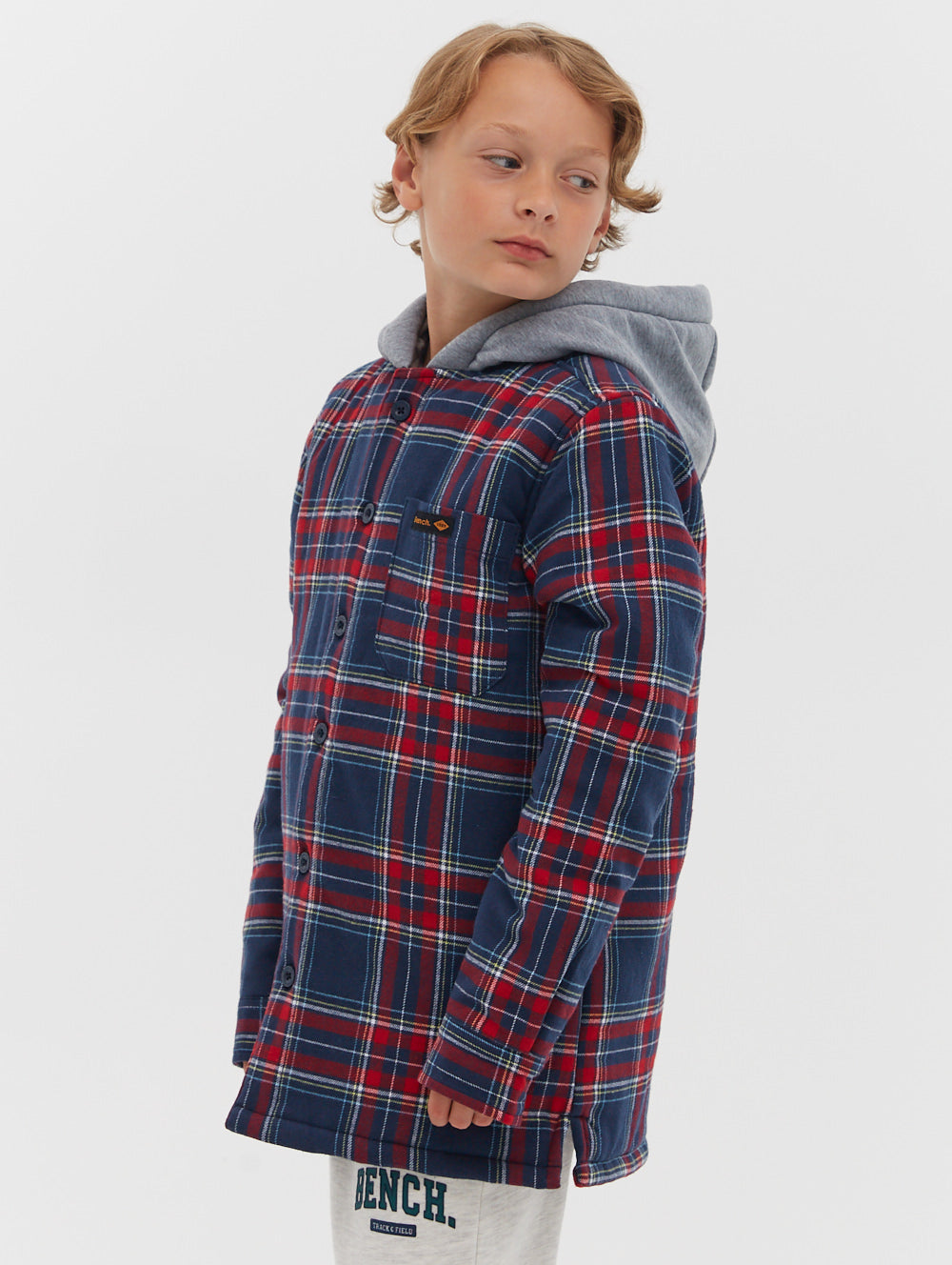 Sheppard Quilted Flannel with Hood - BN3G125033