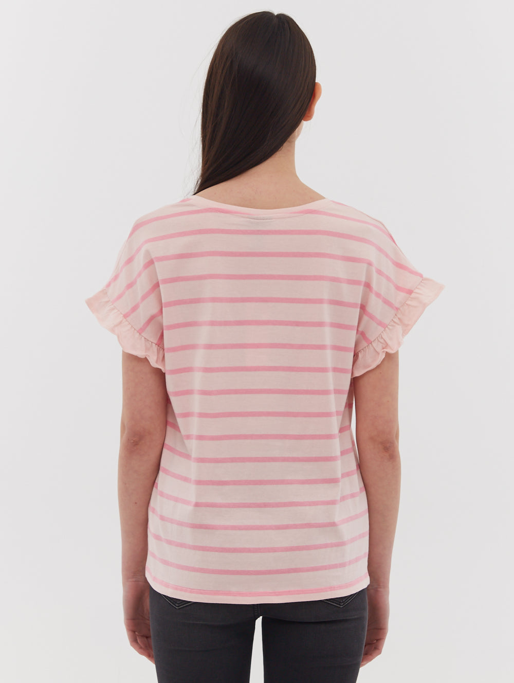 Velmina Ruffle Sleeve T-Shirt - BN4A124489
