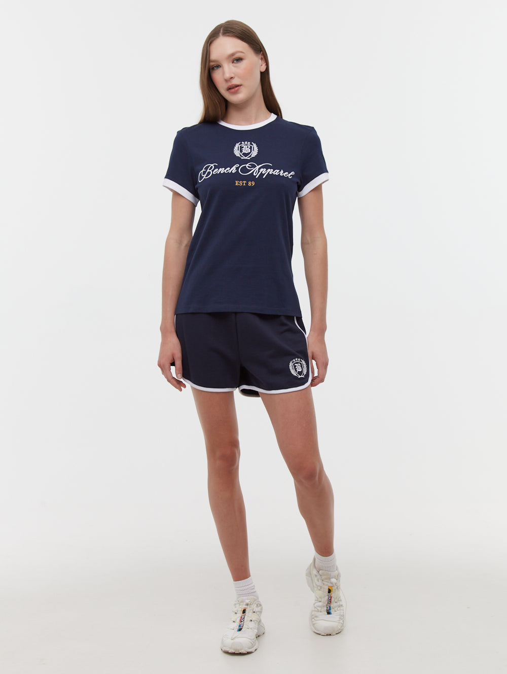 Vivica Embroidered Ringer T-Shirt - Bench