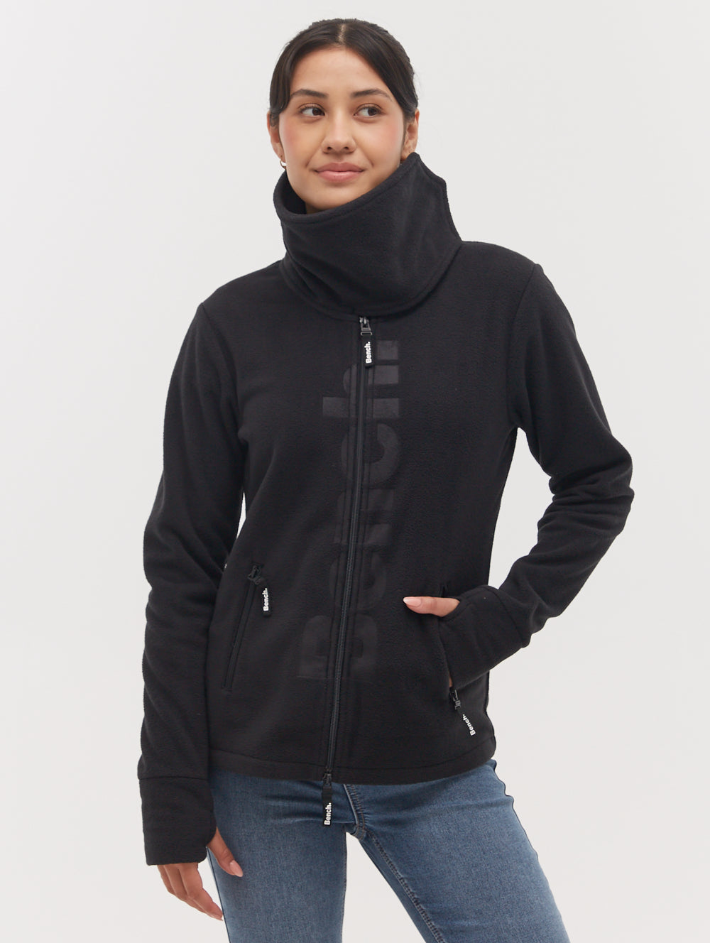 Finish Microfleece Funnel Neck Zip-Up