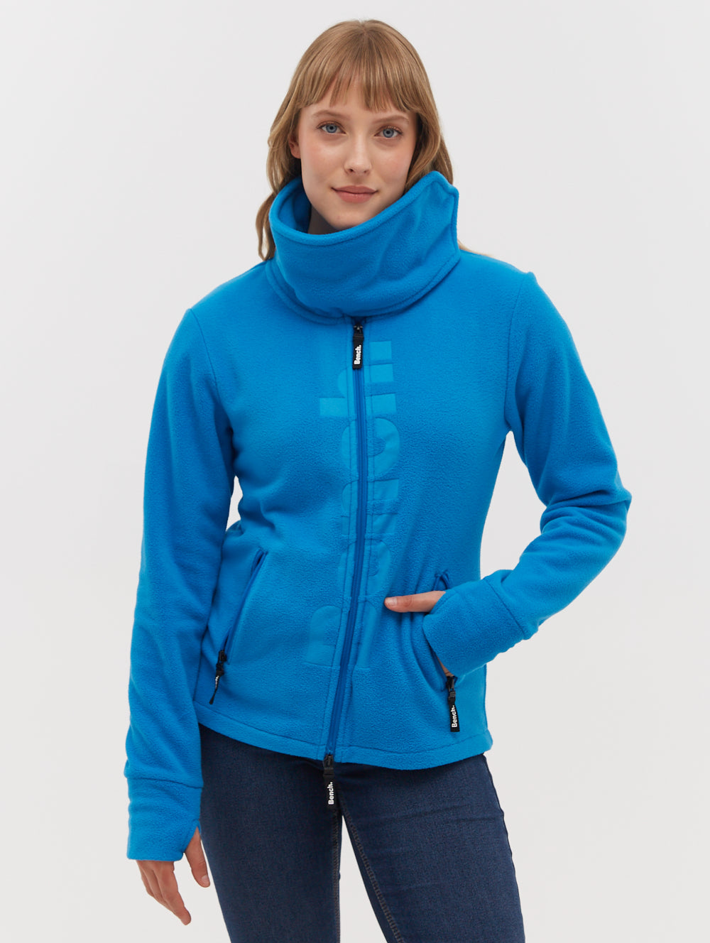 Finish Zip-Up Funnel Neck