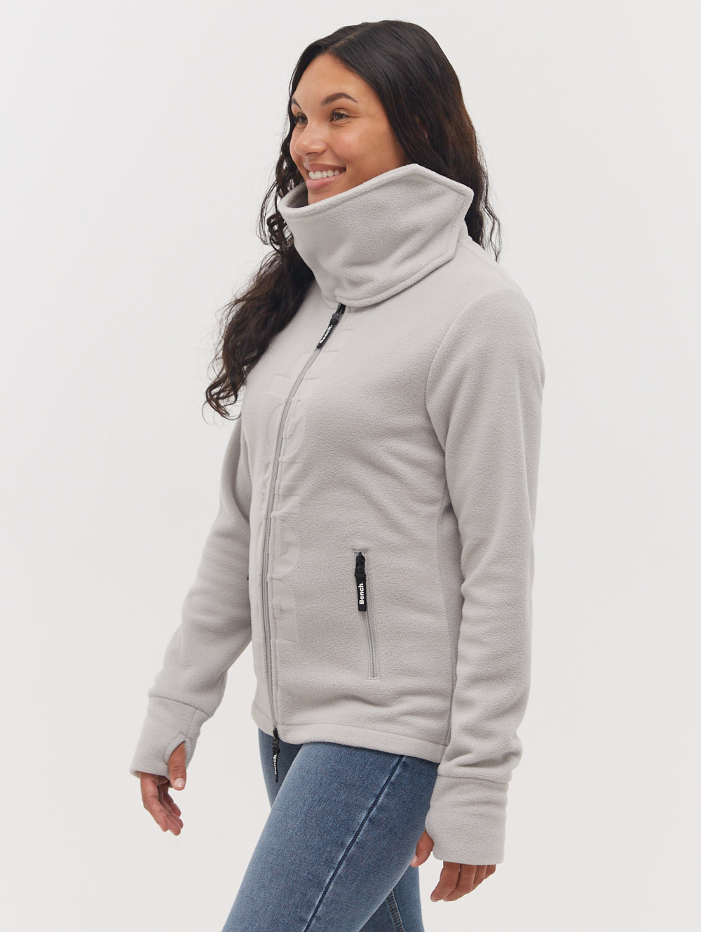 Finish Zip-Up Funnel Neck