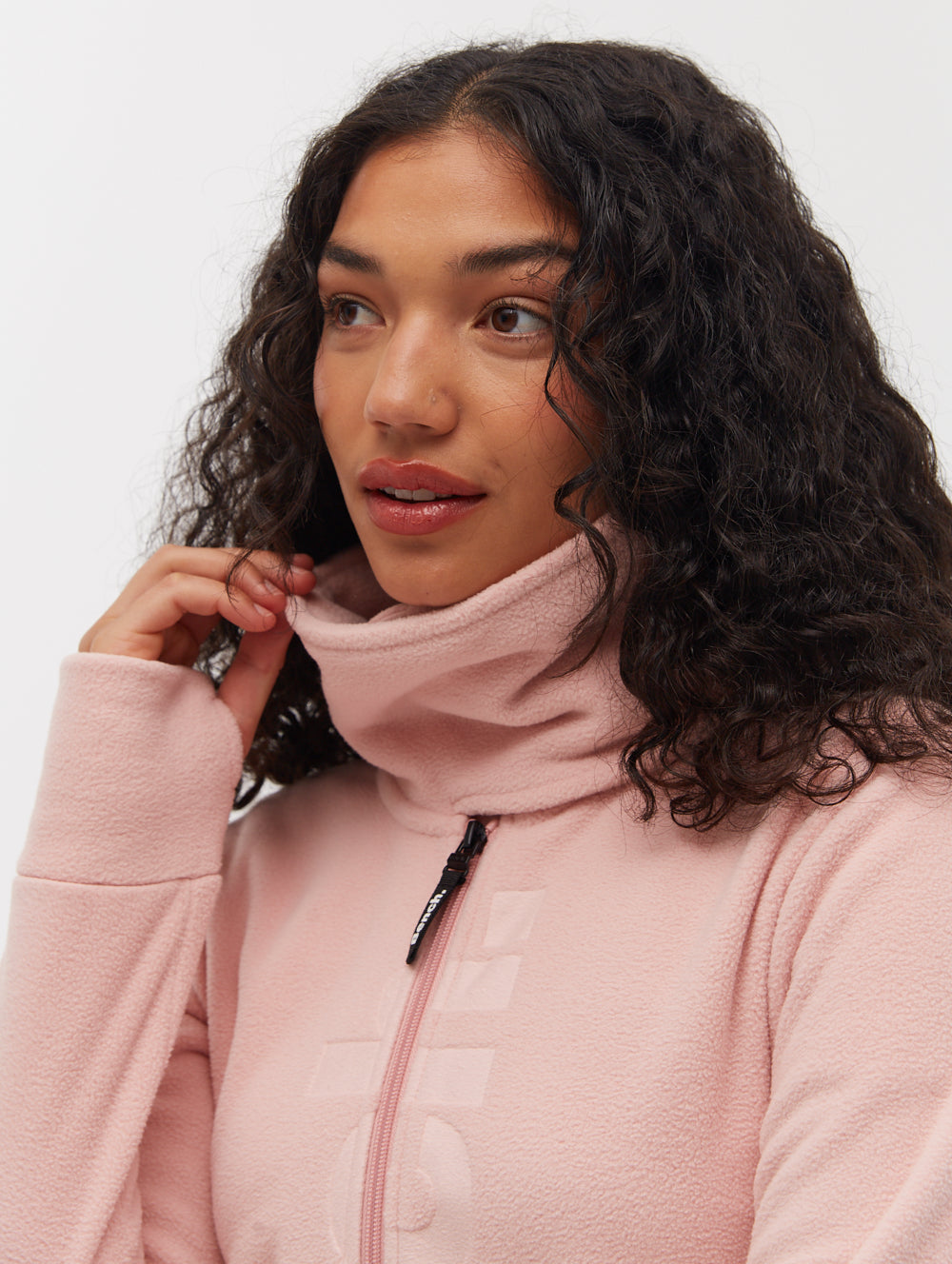 Finish Zip-Up Funnel Neck