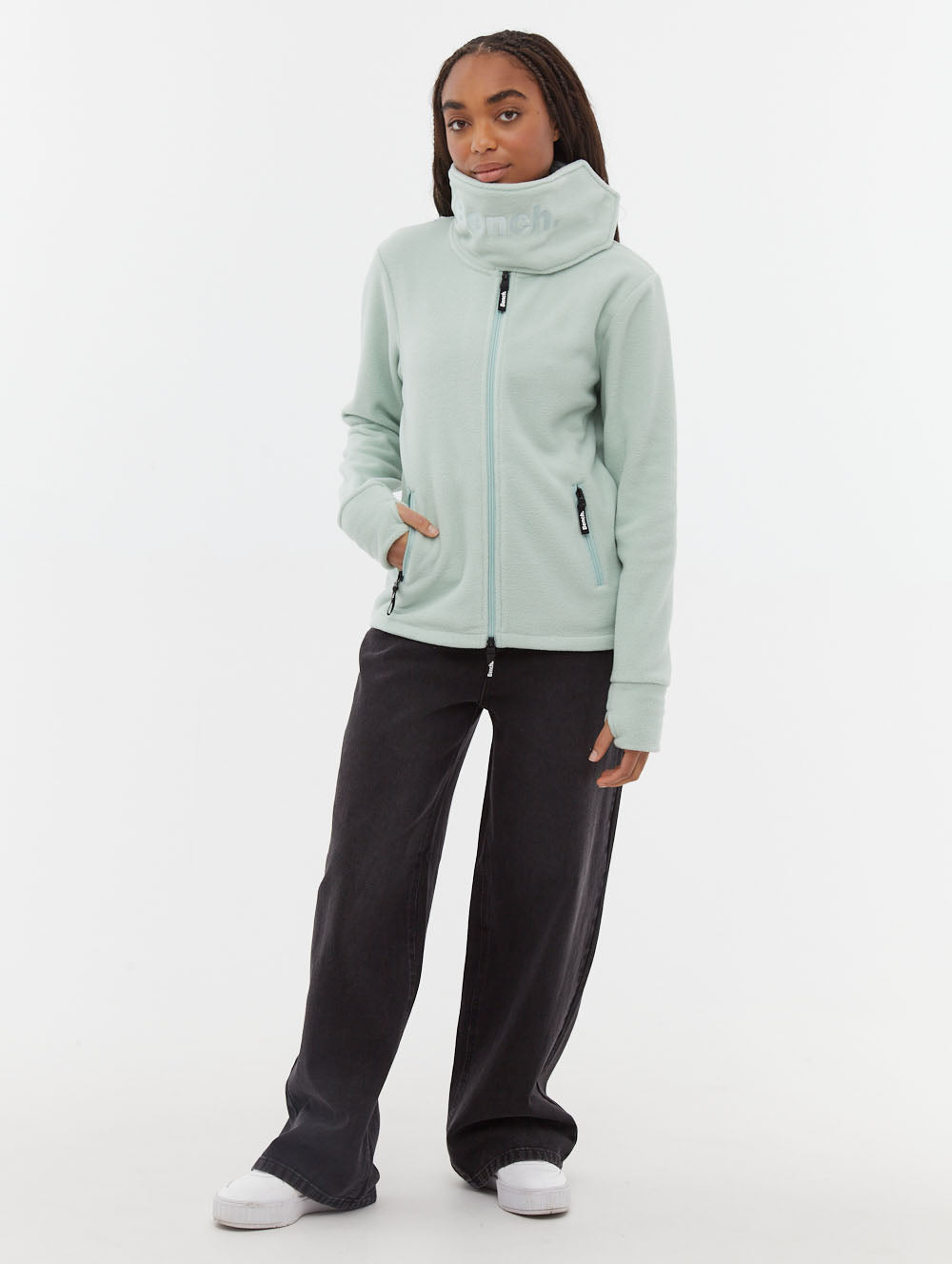 Funnel Green Funnel Zips Microfleece Shot 2