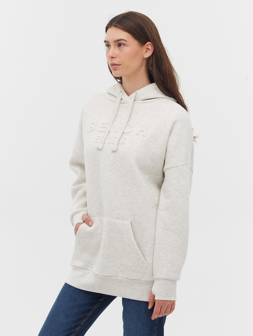 Ivyisla Longline Deboss Hoodie - BN4E124959 - Bench