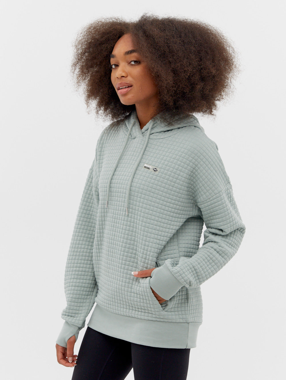 Frannie Quilted Oversize Hoodie - BN4E124982
