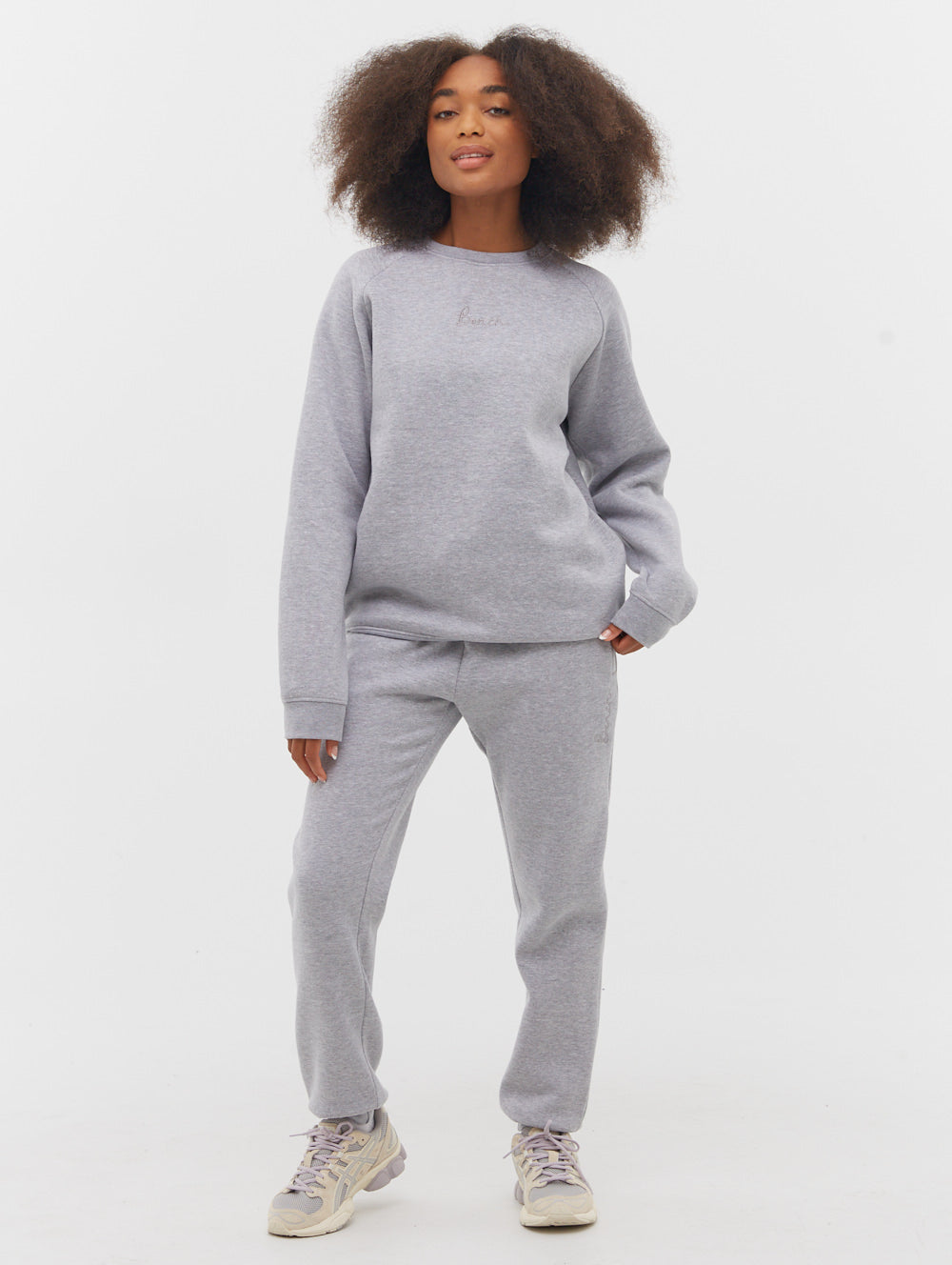 Lerna Sustainable Oversize Raglan Crew Neck Sweatshirt - BN4E125094