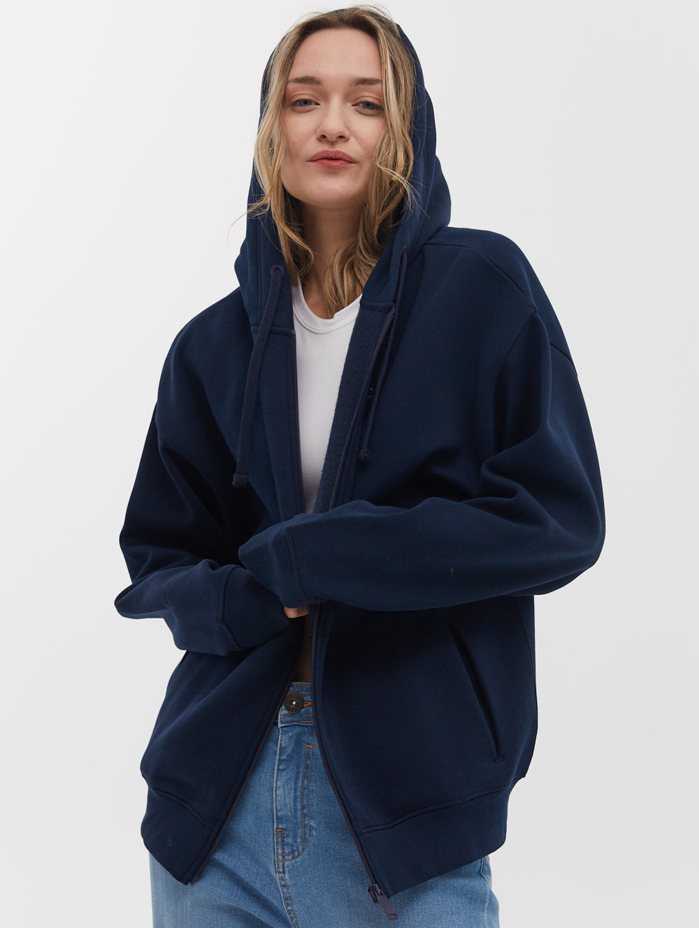 Kiely Oversize Zip-Up Hoodie