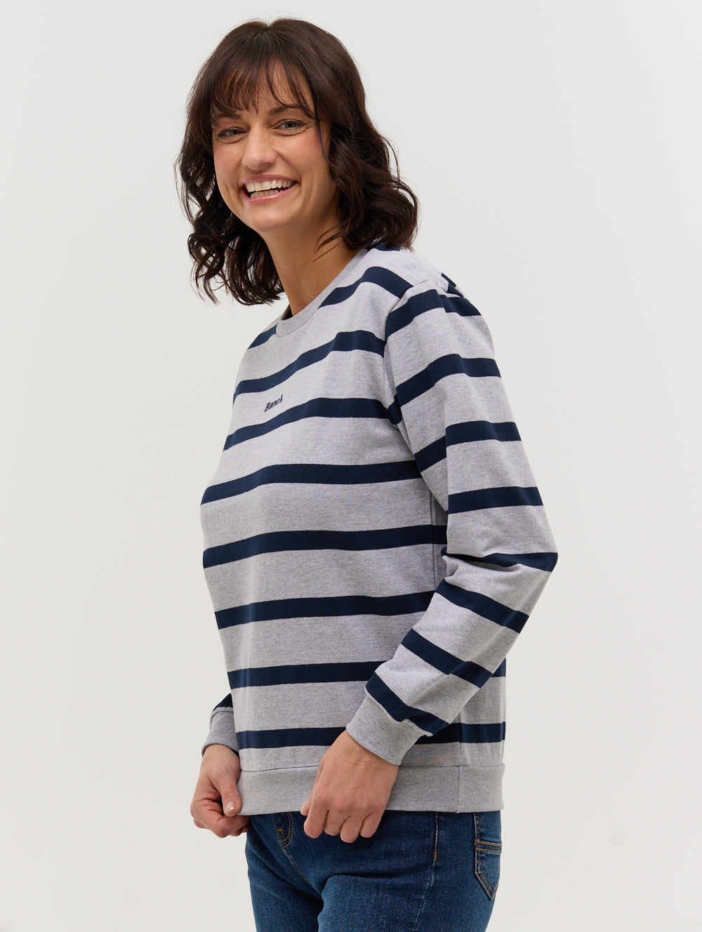 Laide Stripe Crew Neck