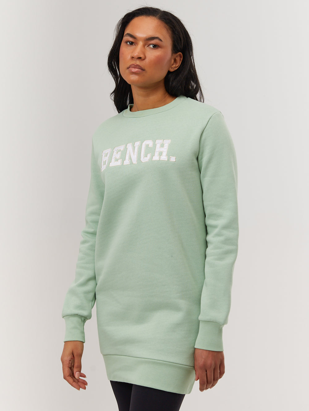 Urlenne Collegiate Logo Crew Neck Sweatshirt Dress - Bench