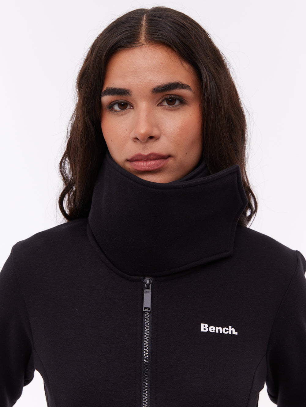 Sheli Black BK001 Funnel Zips Small Logo Shot 2