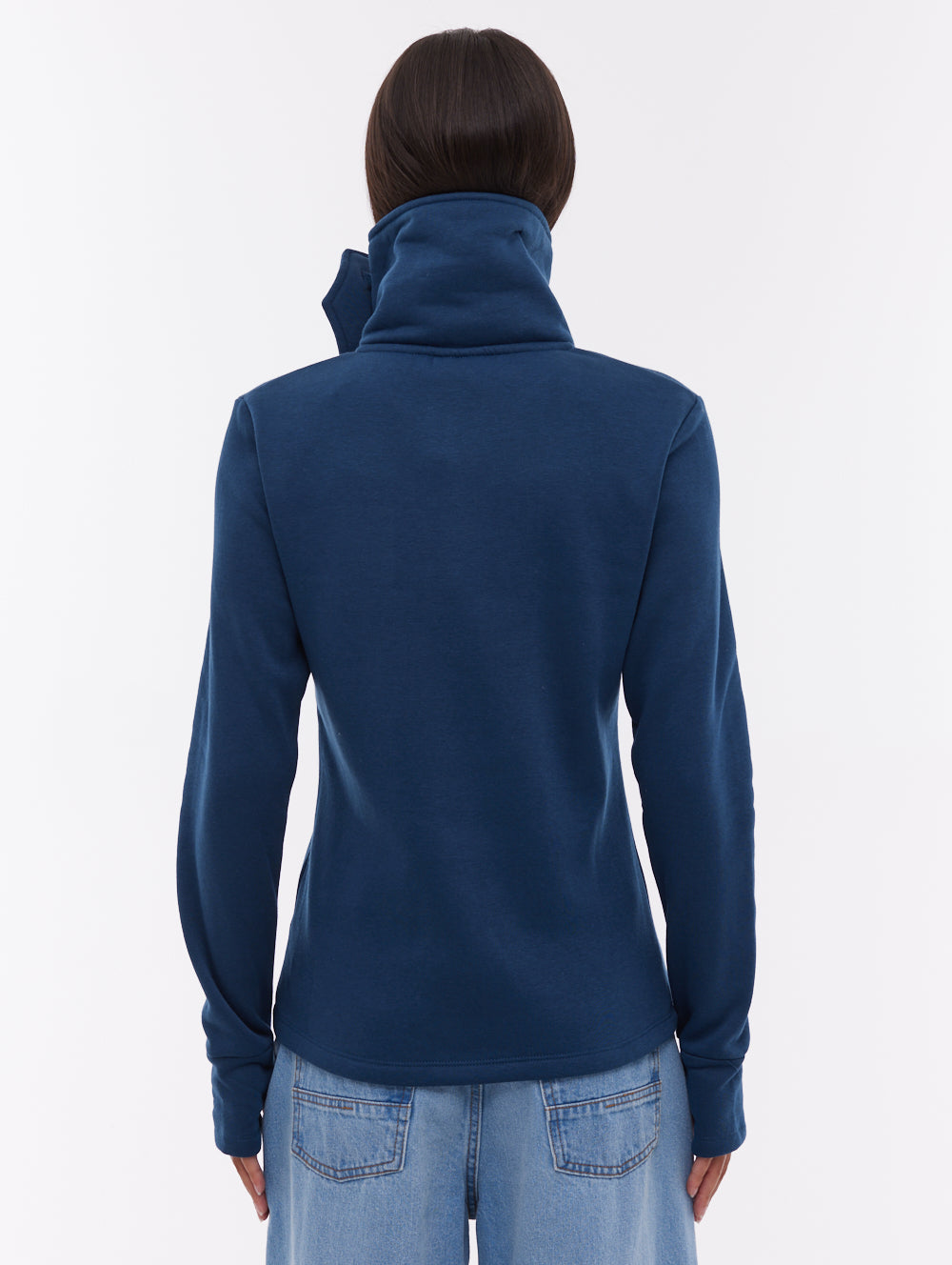 Sheli Blue NY018 Funnel Zips Small Logo Shot 3