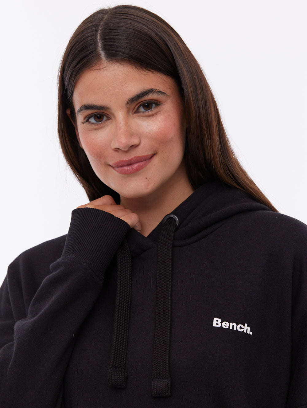 Darea Black BK001 Hoodies Oversized Small Logo Shot 2