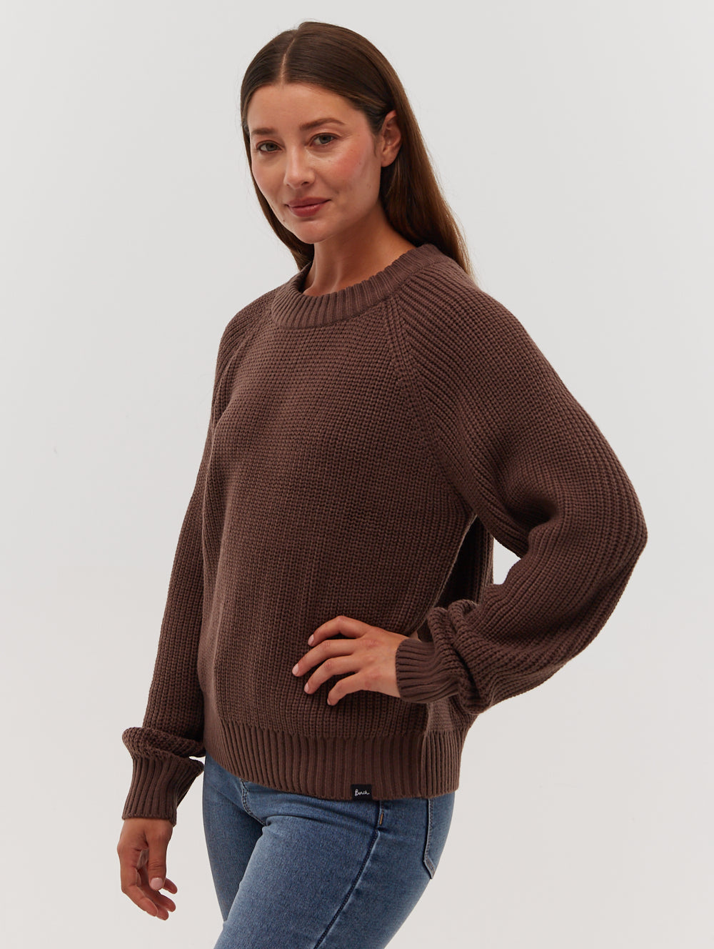 Georgiana Raglan Crew Neck Sweater