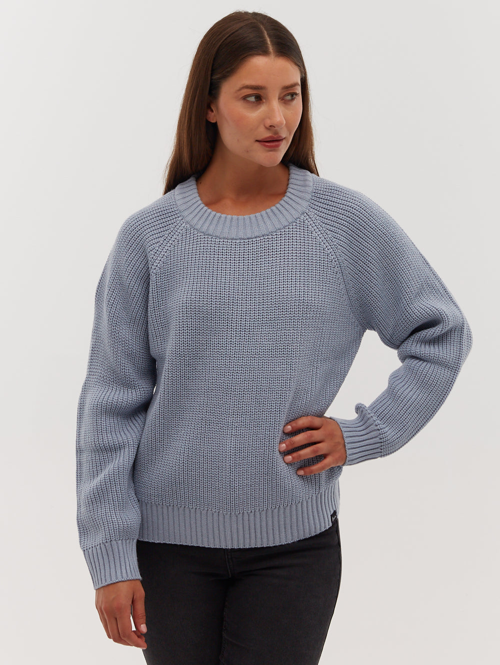 Georgiana Raglan Crew Neck Sweater