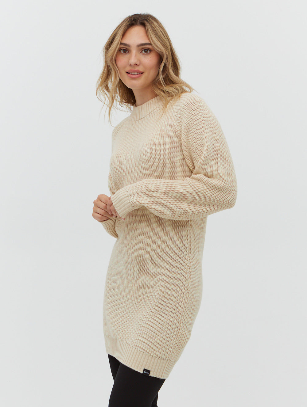 Karlie Rib Knit Sweater Dress - BN4F122188