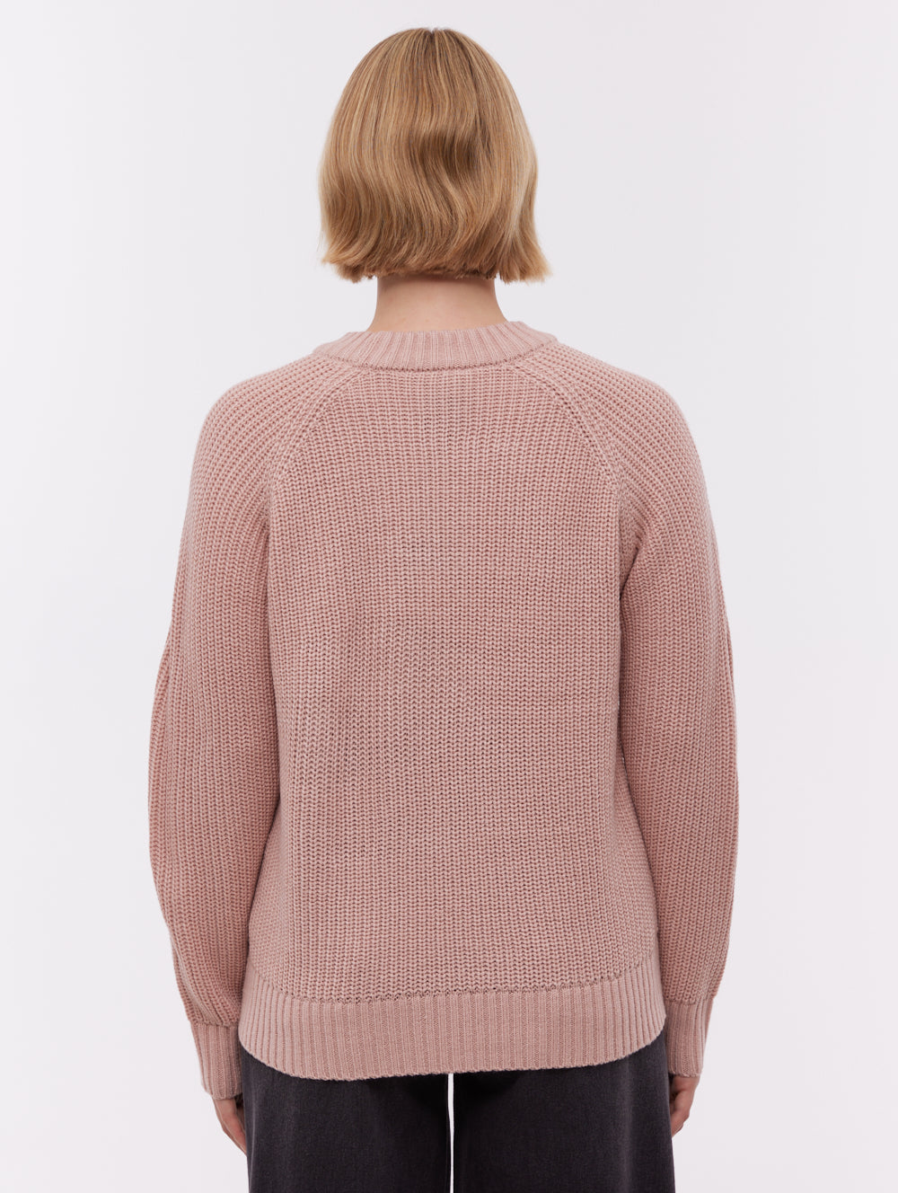 Sorpha Pink PK021 Knit Crews Raglan Jumper Shot 3