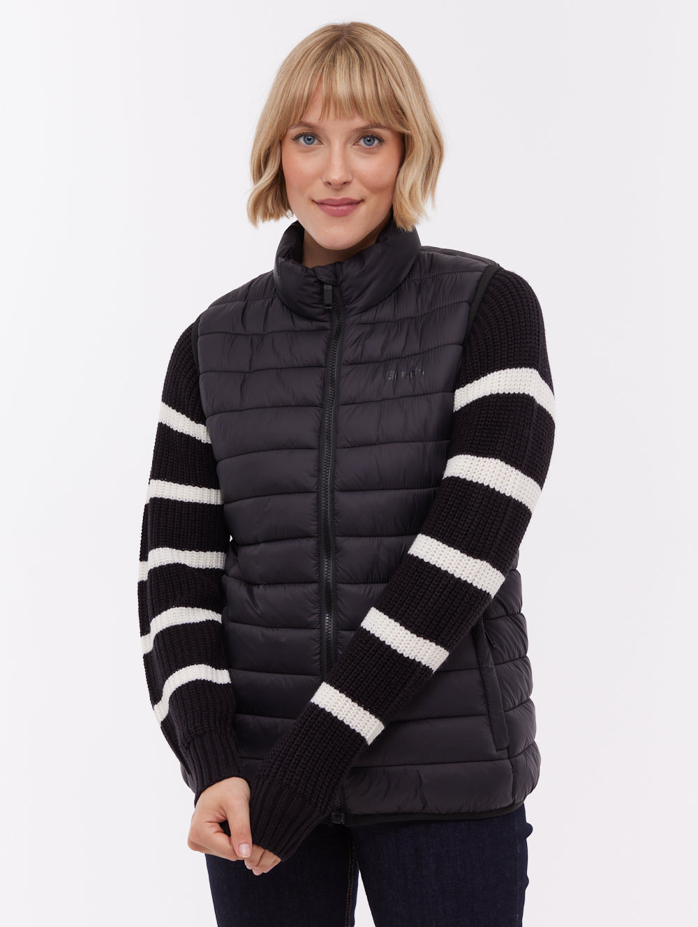 MERIDIAN Black BK001 Outerwear Vests Shot 1