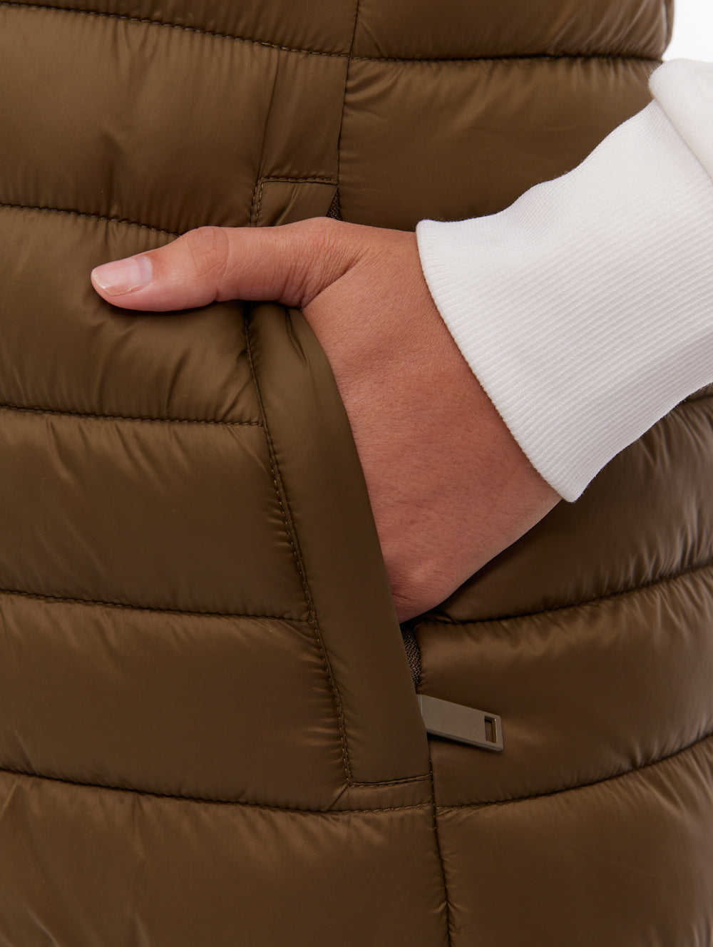 Meridian veste sans manches matelassée - Vert