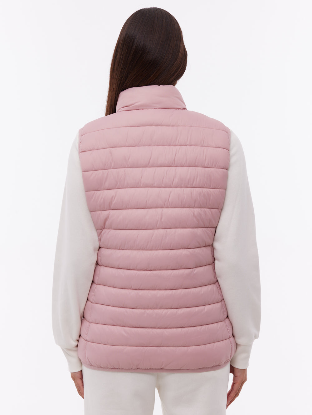 Meridian veste sans manches matelassée - Rose