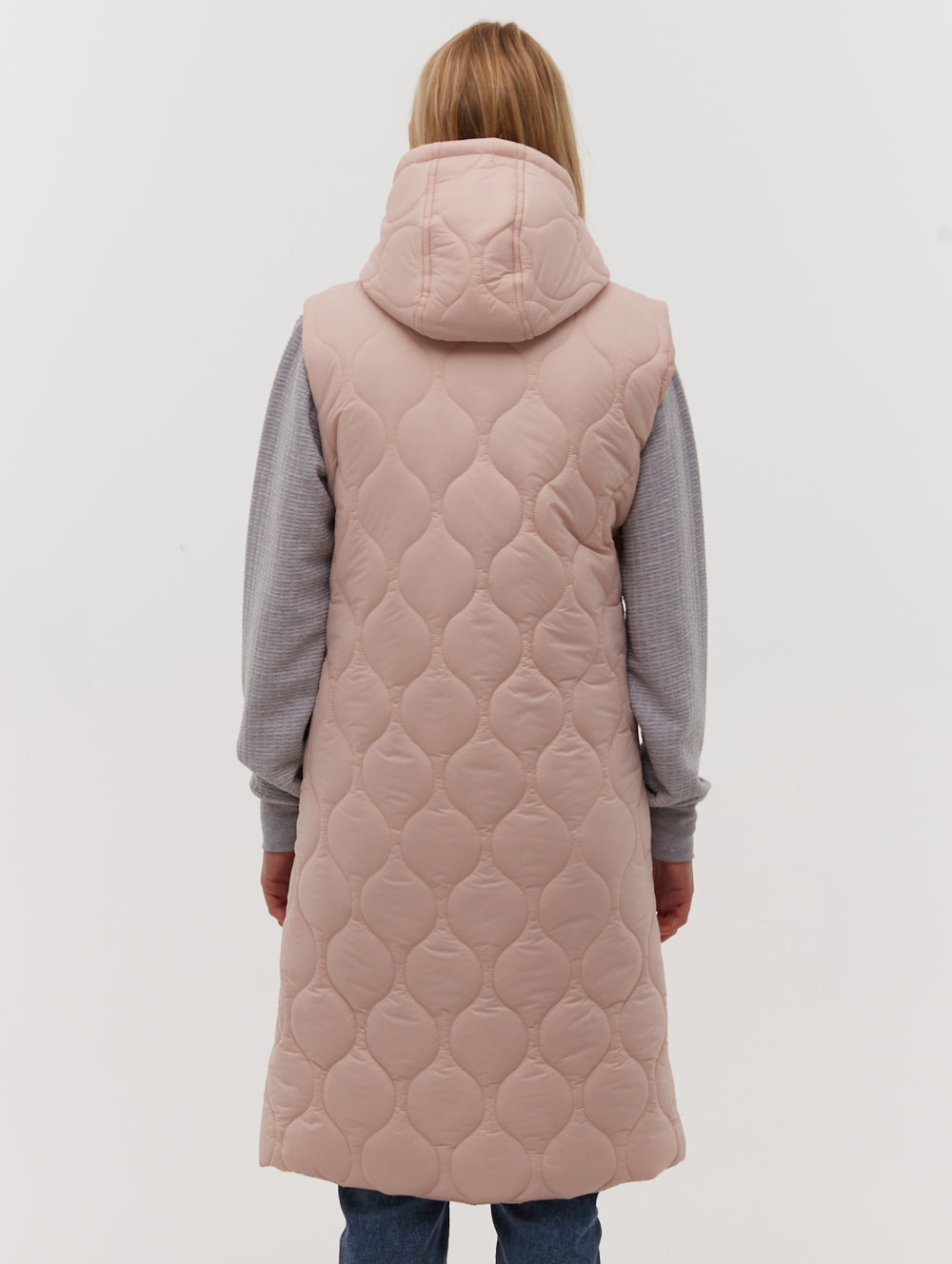 Recca Honeycomb Quilted Maxi Vest