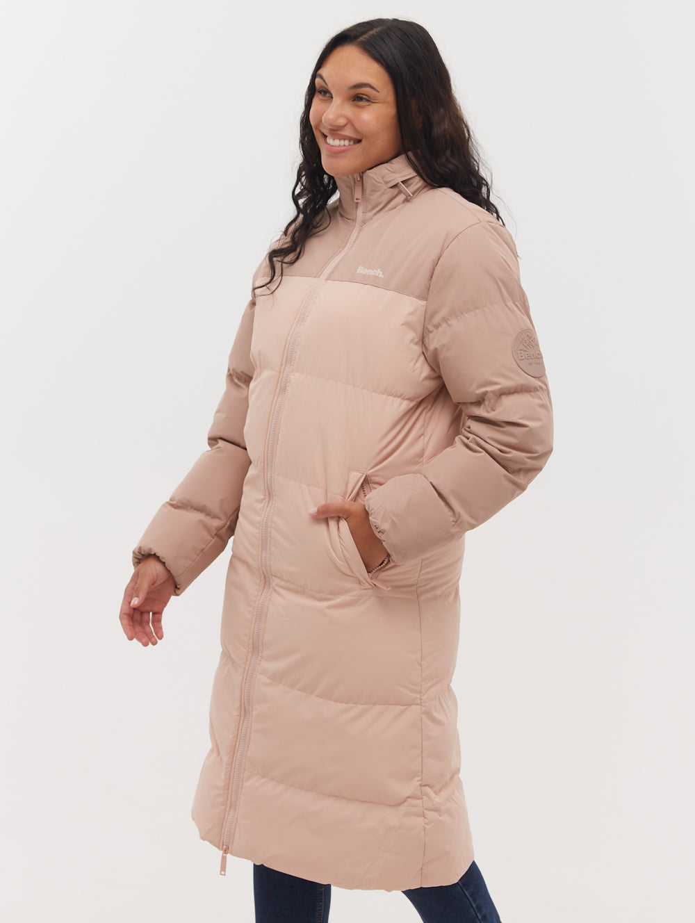 Phyllis Two-Tone Long Parka