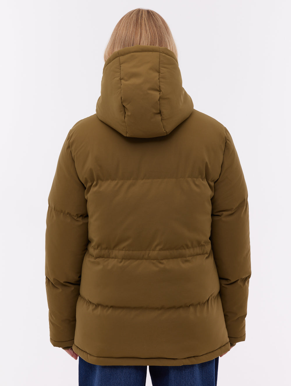 Fina parka matelassé à capuchon - Vert