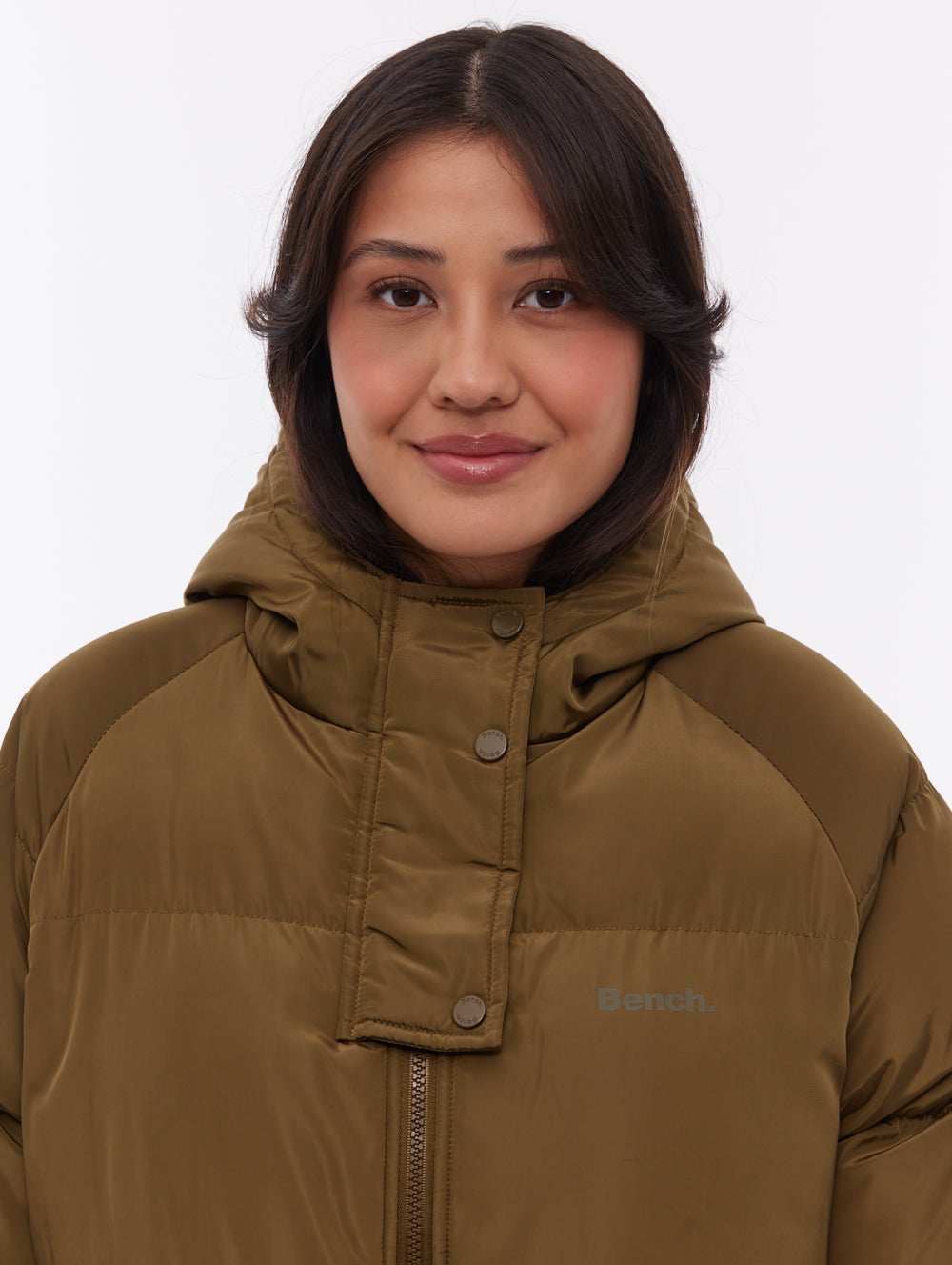 Dans parka matelassé maxi - Vert