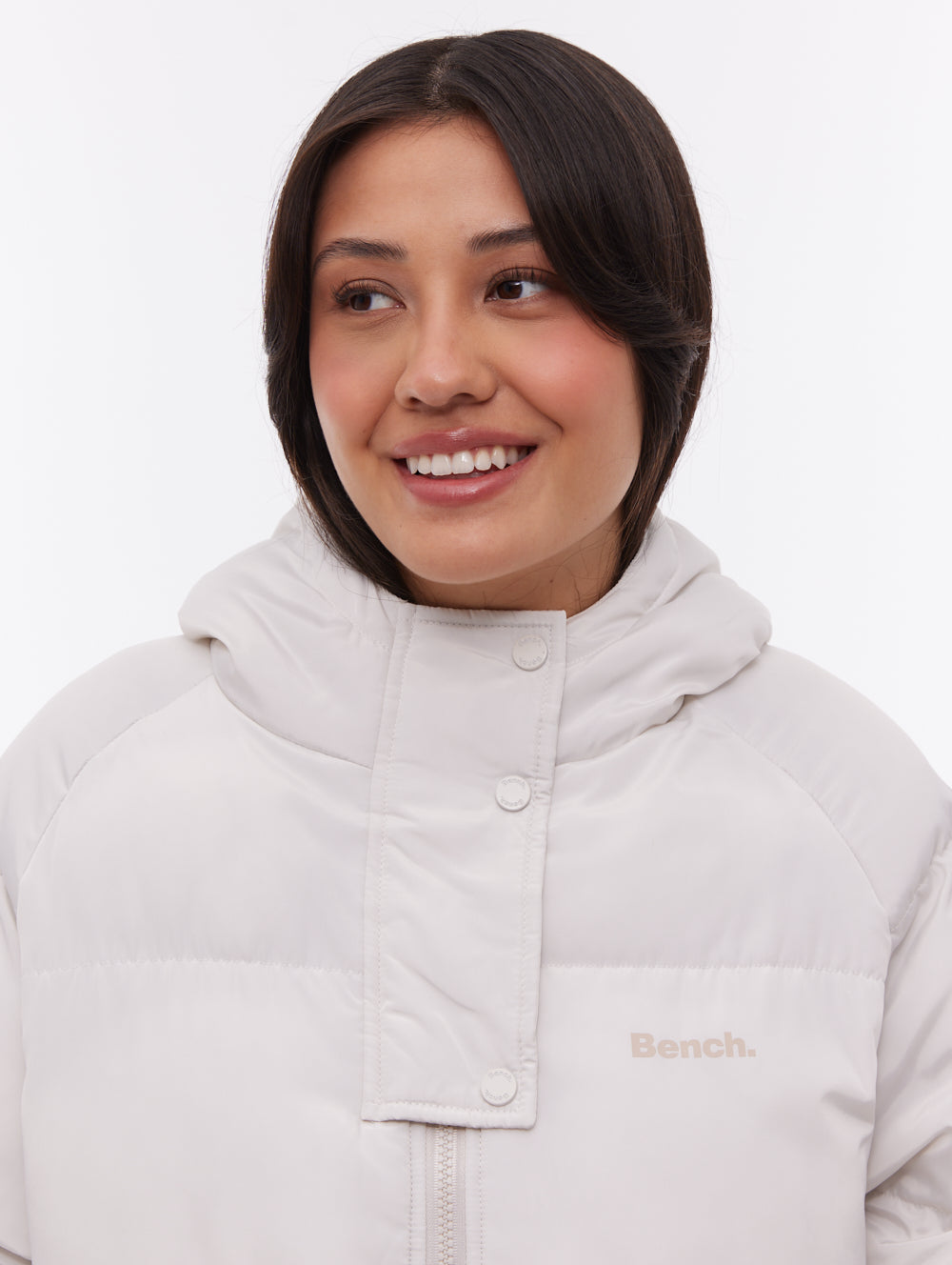 Dans parka matelassé maxi - Blanc