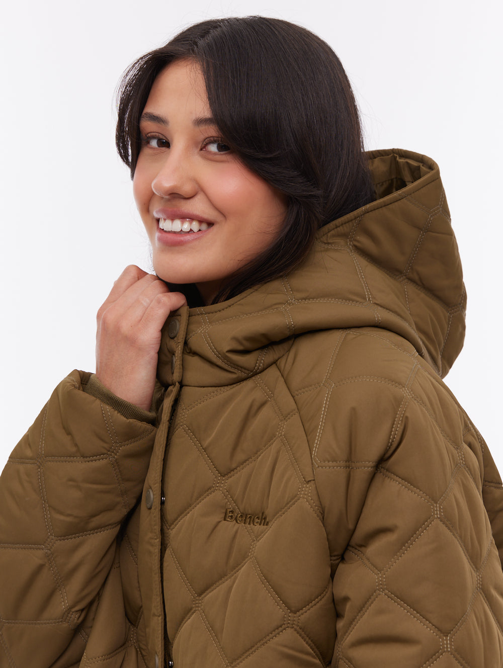 Gemna Green KH012 Outerwear Jackets Oversized Long Shot 1