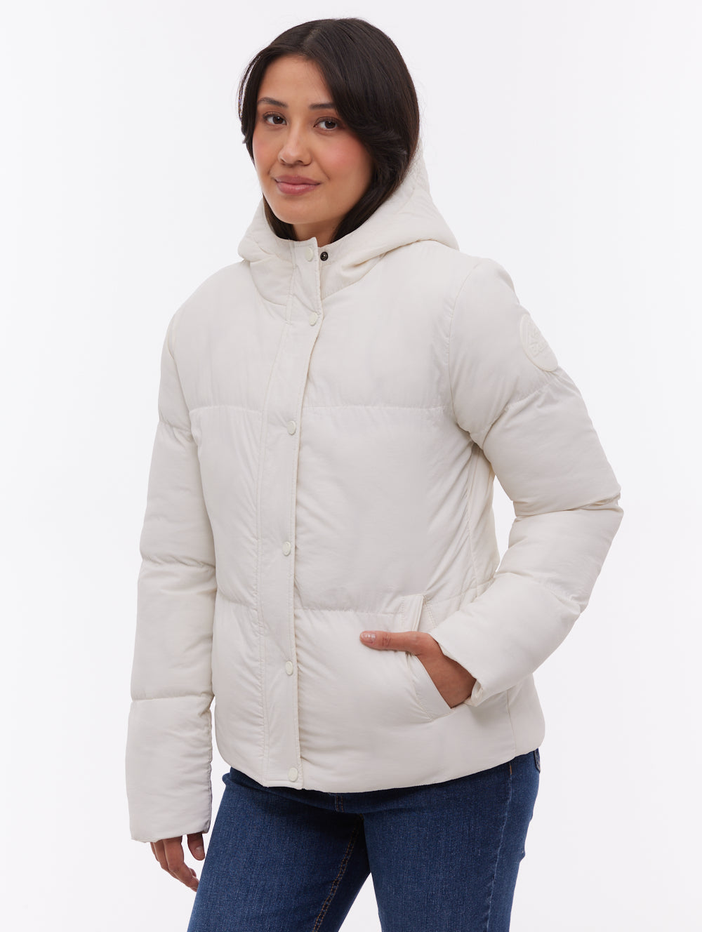 Willah veste matelassée à capuchon - Blanc