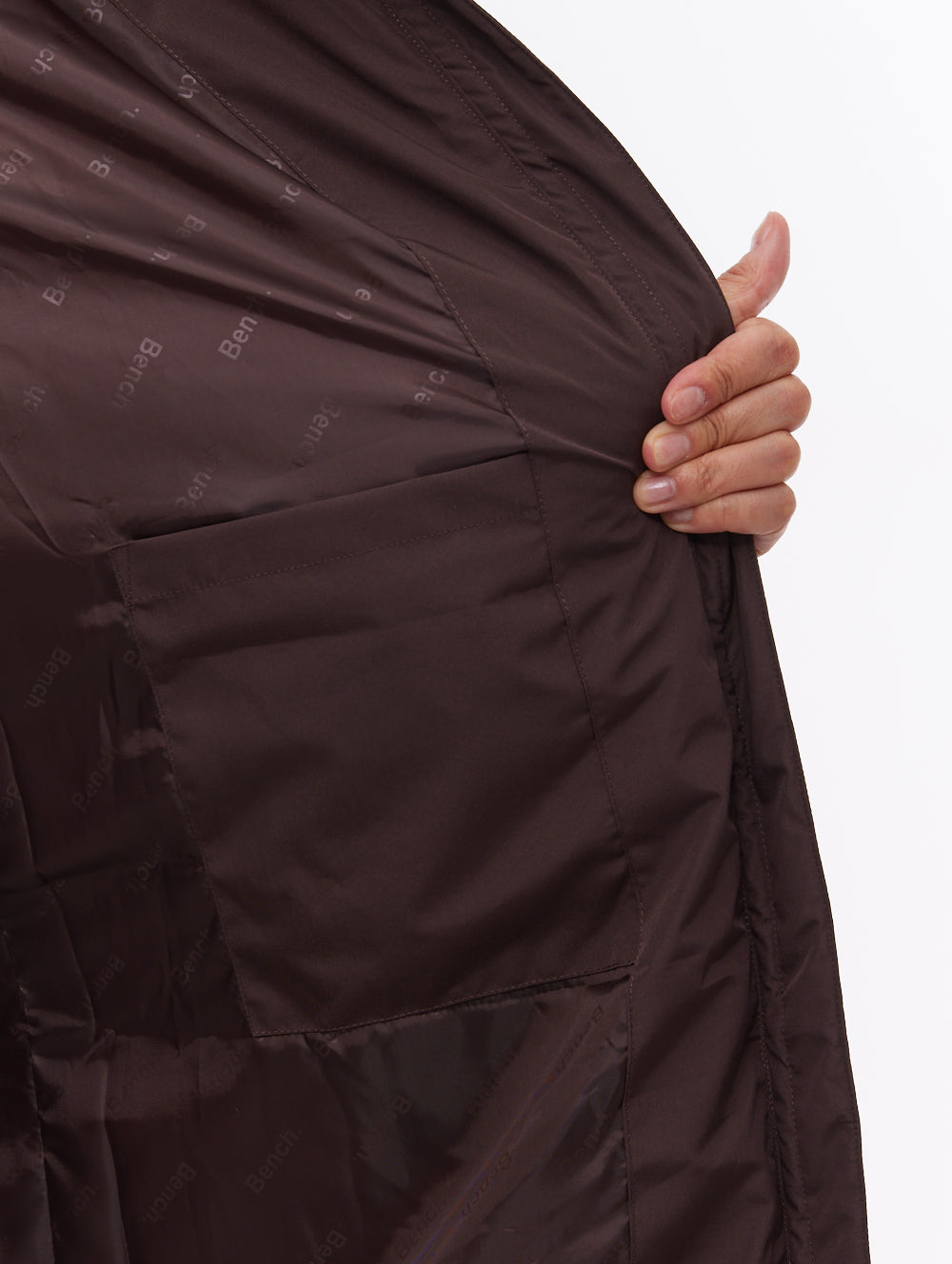 Elli parka matelassé maxi - Brun