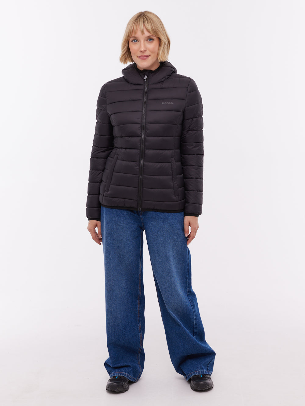 Nella veste matelassée à capuchon - Noir