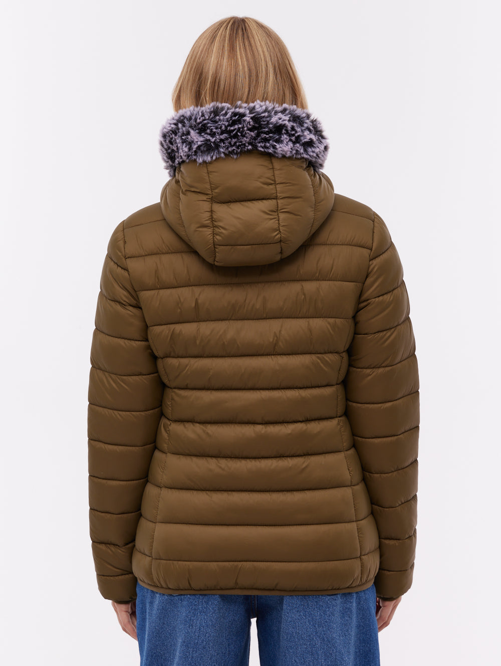 Harel Hooded Puffer Jacket - Green