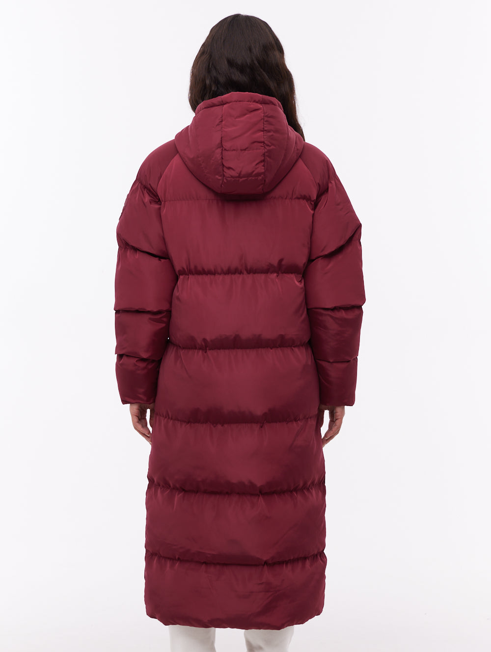 Larah parka matelassé mi-long - Rouge
