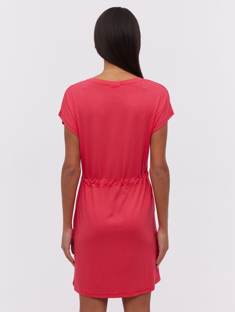 Zaina T-Shirt Midi Dress - Pink