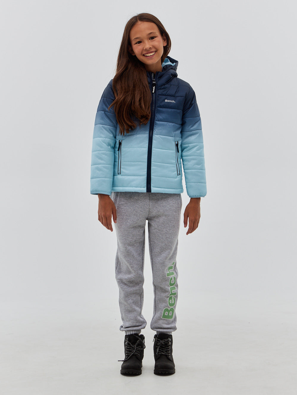 Zaylee Ombre Hooded Puffer Jacket - BN5K118685